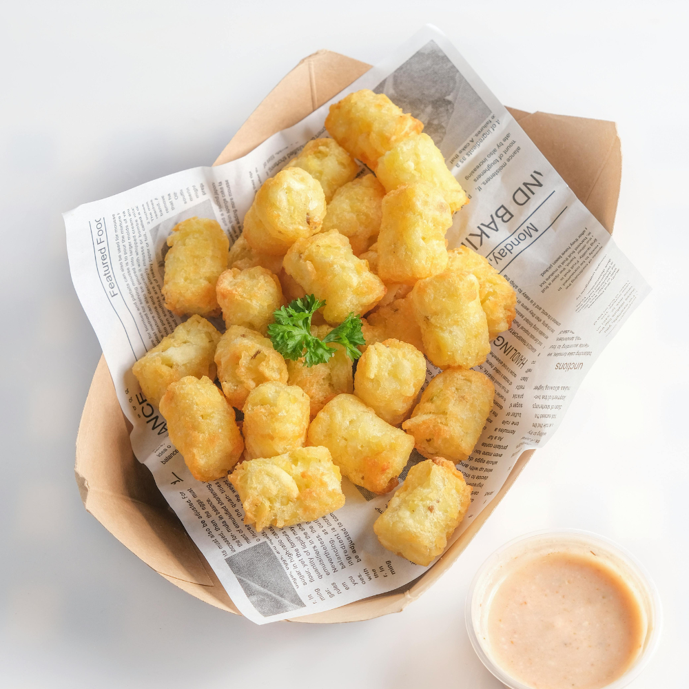 Bolinho de Batata-Doce com Frango
