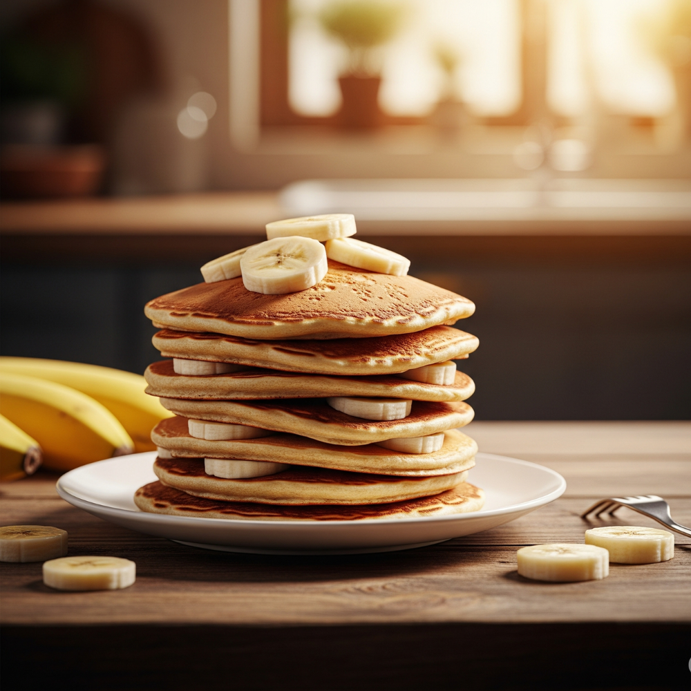Panqueca de Banana e Aveia