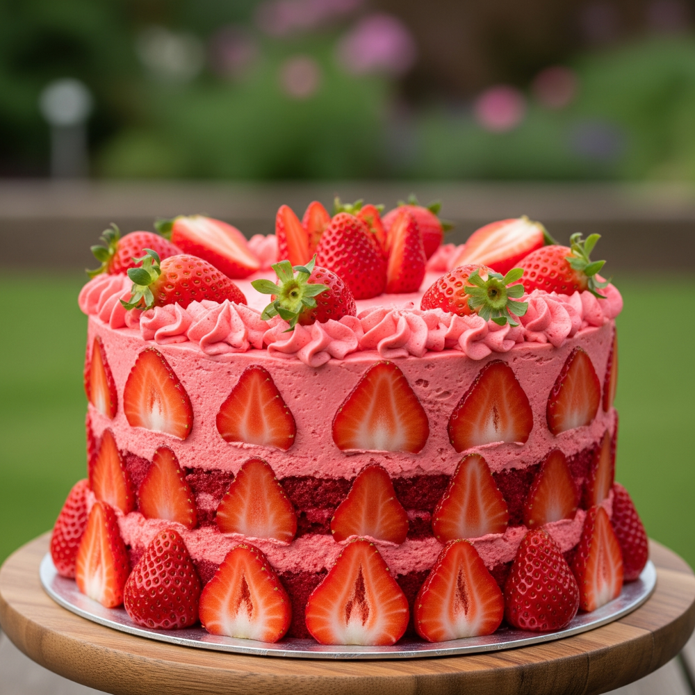 Bolo De Morango